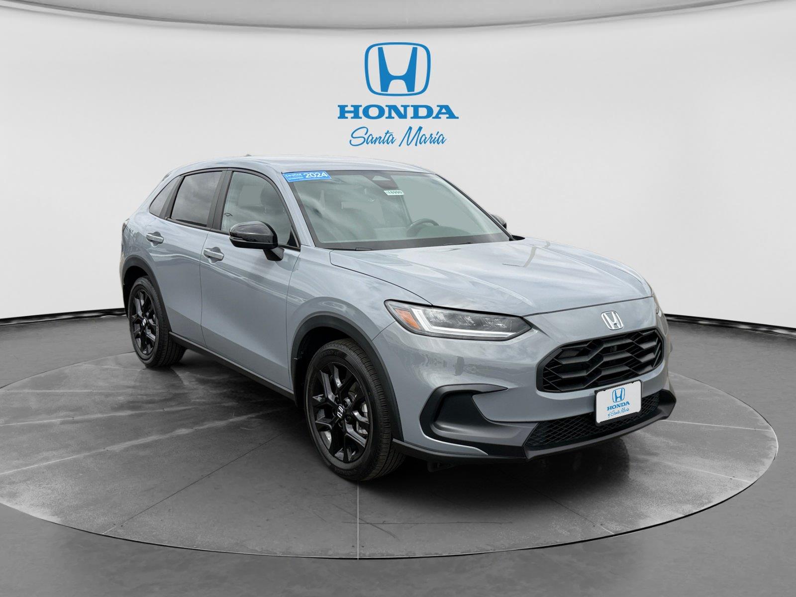 Urban Gray Pearl 2024 Honda HR-V SUV / Crossover Front-Wheel Drive Continuously Variable Transmission