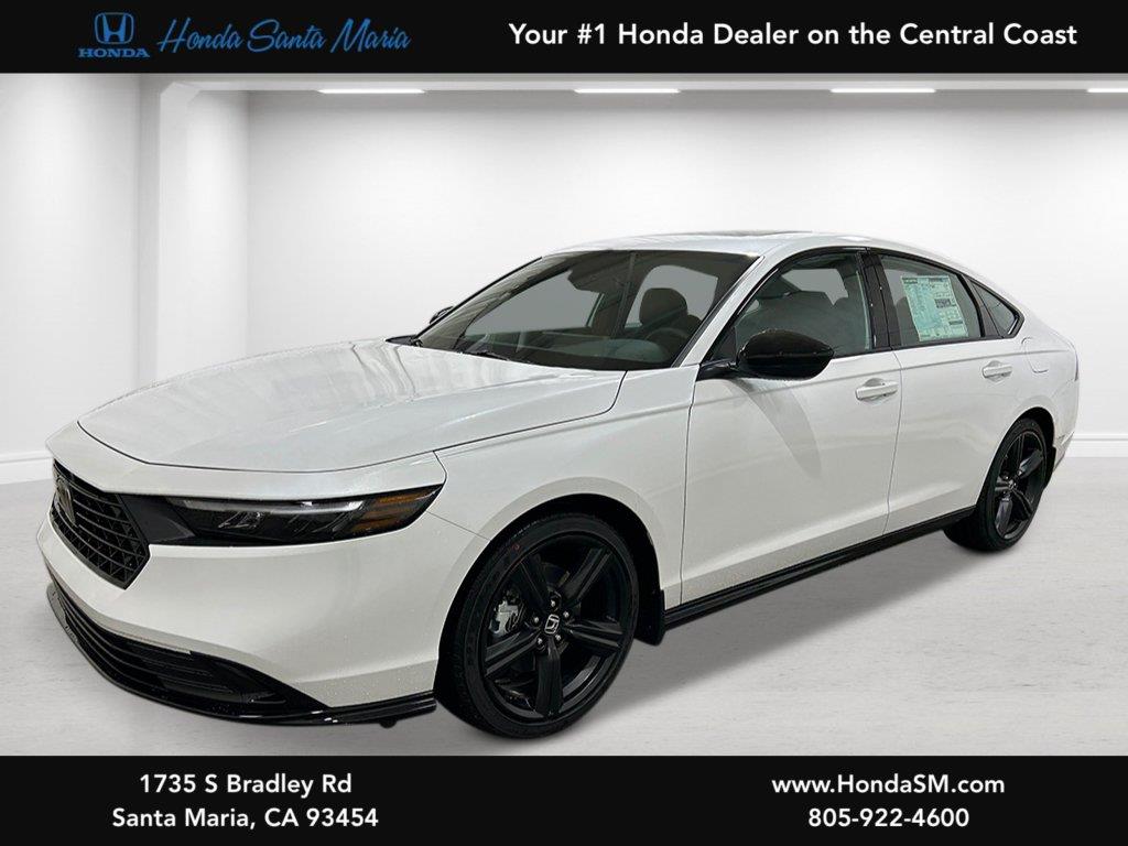 Platinum White Pearl 2026 Honda Accord Hybrid Sedan Front-Wheel Drive 1-Speed Dual Clutch