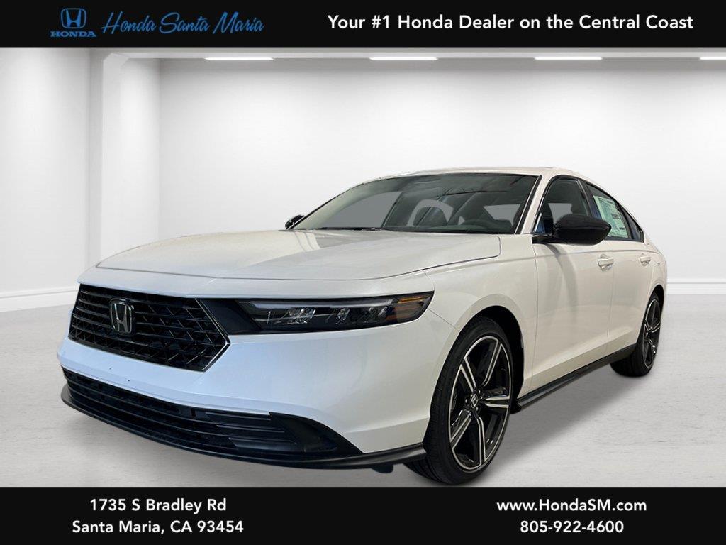 Platinum White Pearl 2026 Honda Accord Hybrid Sedan Front-Wheel Drive