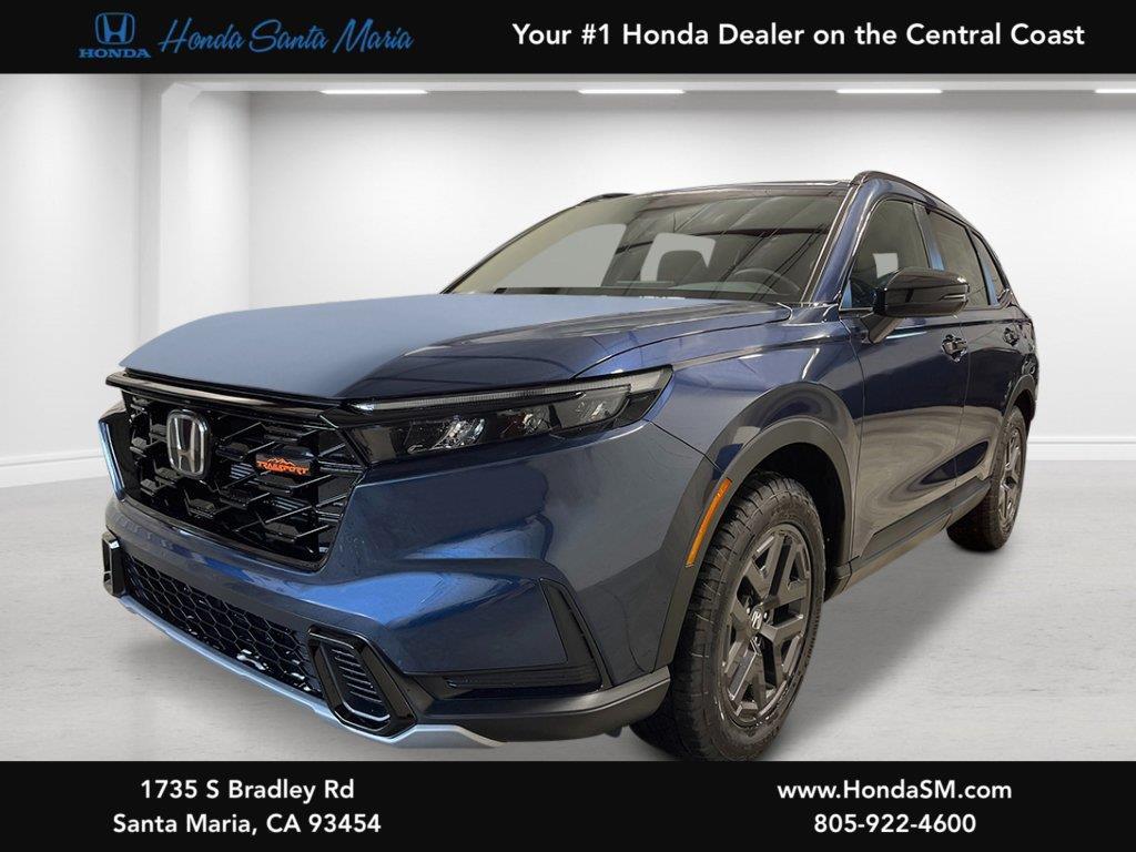 Canyon River Blue Metallic 2026 Honda CR-V Hybrid SUV / Crossover All-Wheel Drive 1-Speed Dual Clutch