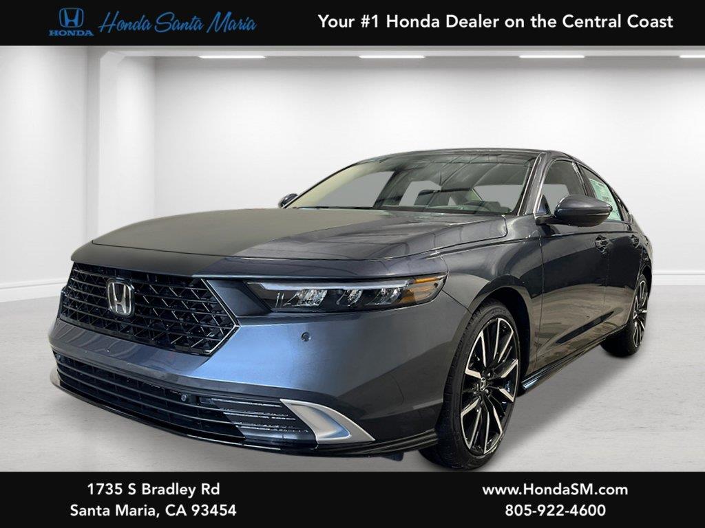 Meteorite Gray Metallic 2026 Honda Accord Hybrid Sedan Front-Wheel Drive 1-Speed Dual Clutch