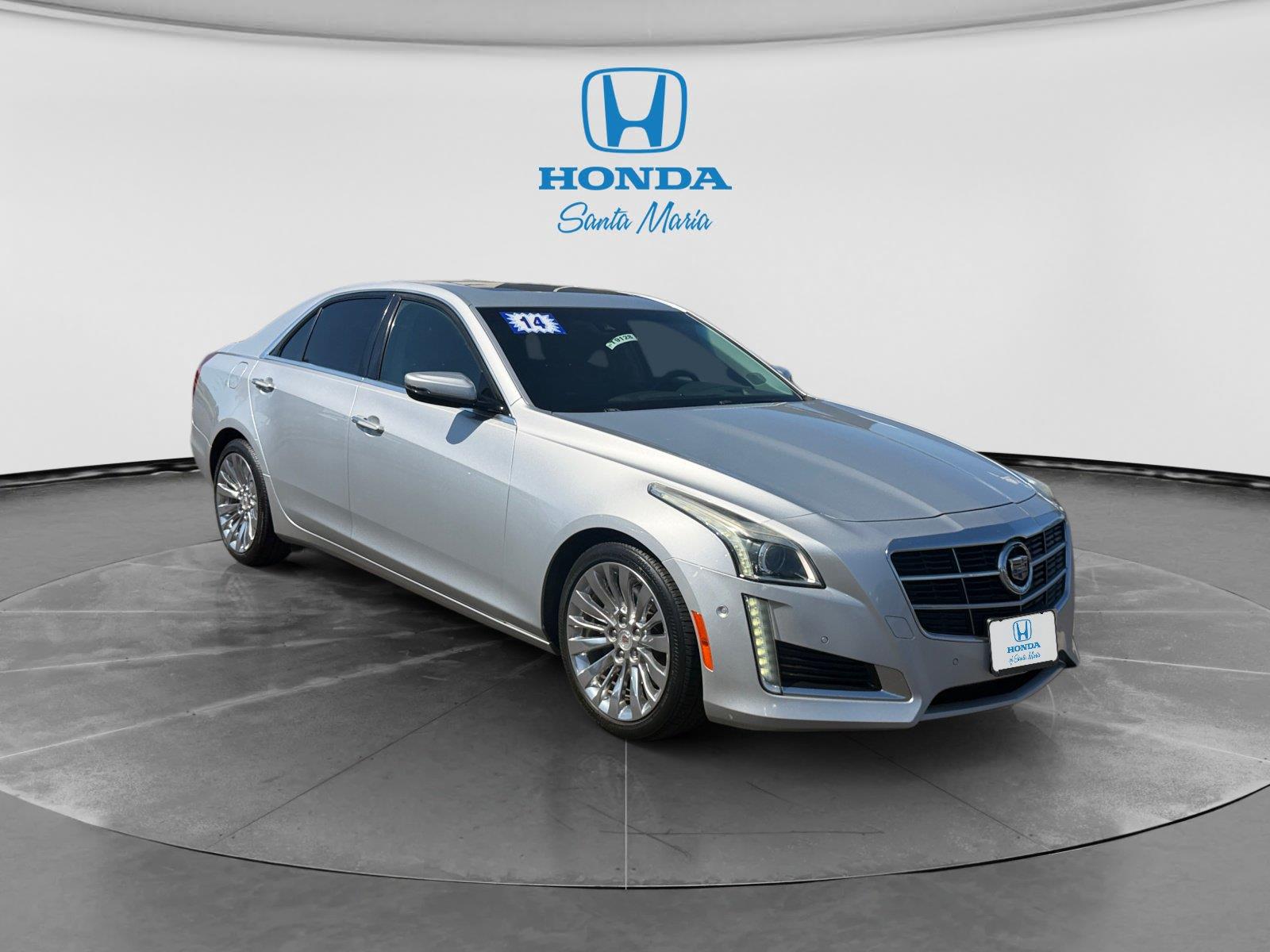White Diamond Tricoat 2014 Cadillac CTS Sedan Rear-Wheel Drive Automatic