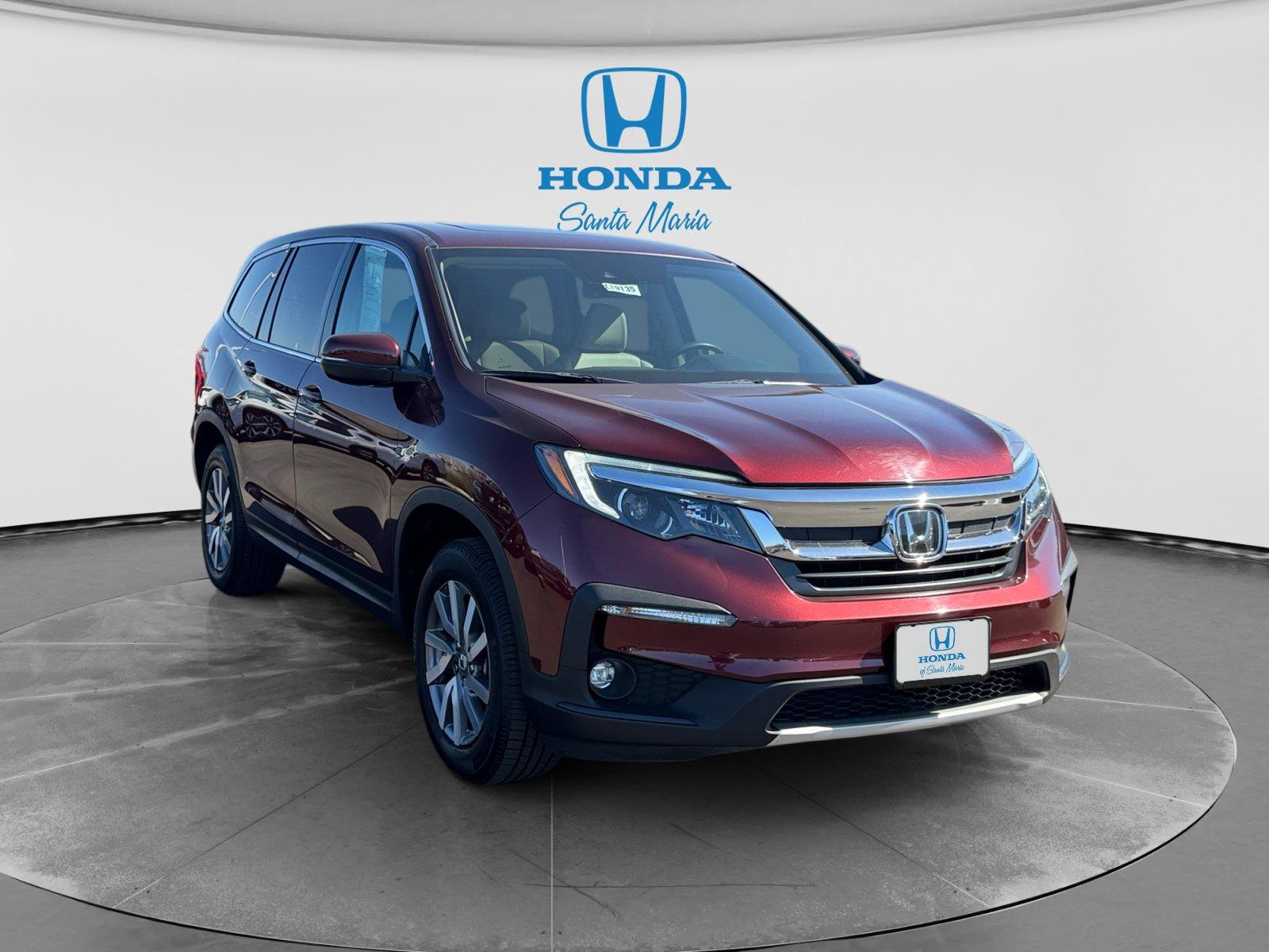 Red (Deep Scarlet Pearl) 2021 Honda Pilot SUV / Crossover Front-Wheel Drive Automatic