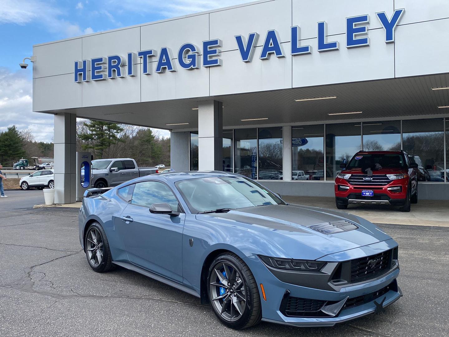 Vapor Blue Metallic 2024 Ford Mustang Dark Horse Fastback RWD Coupe Rear-Wheel Drive 6-Speed Manual