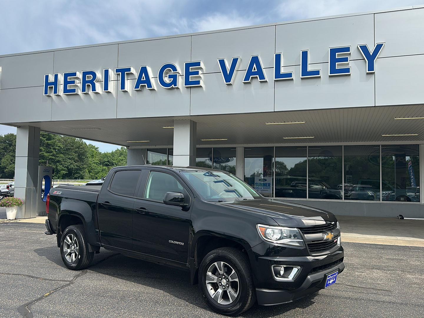Black 2016 Chevrolet Colorado Pickup Truck Four-Wheel Drive 6-Speed Automatic