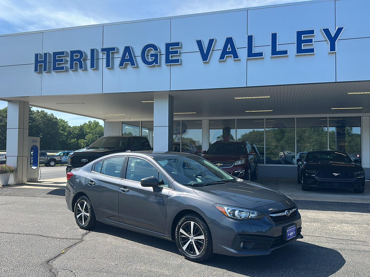 Magnetite Gray Metallic 2023 Subaru Impreza Sedan All-Wheel Drive Continuously Variable Transmission