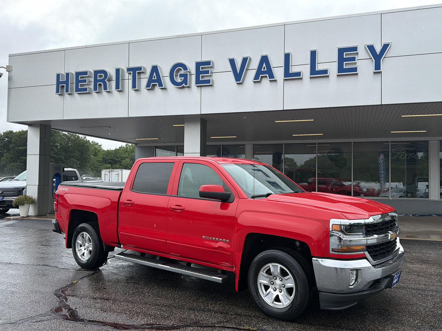 Red Hot 2017 Chevrolet Silverado 1500 Pickup Truck Four-Wheel Drive 6-Speed Automatic