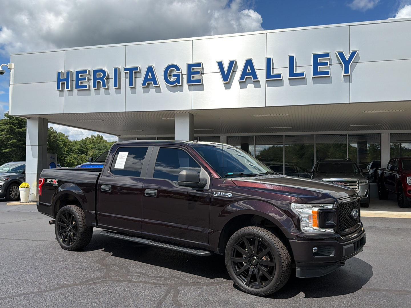 Magma Red 2018 Ford F-150 Pickup Truck Four-Wheel Drive Automatic