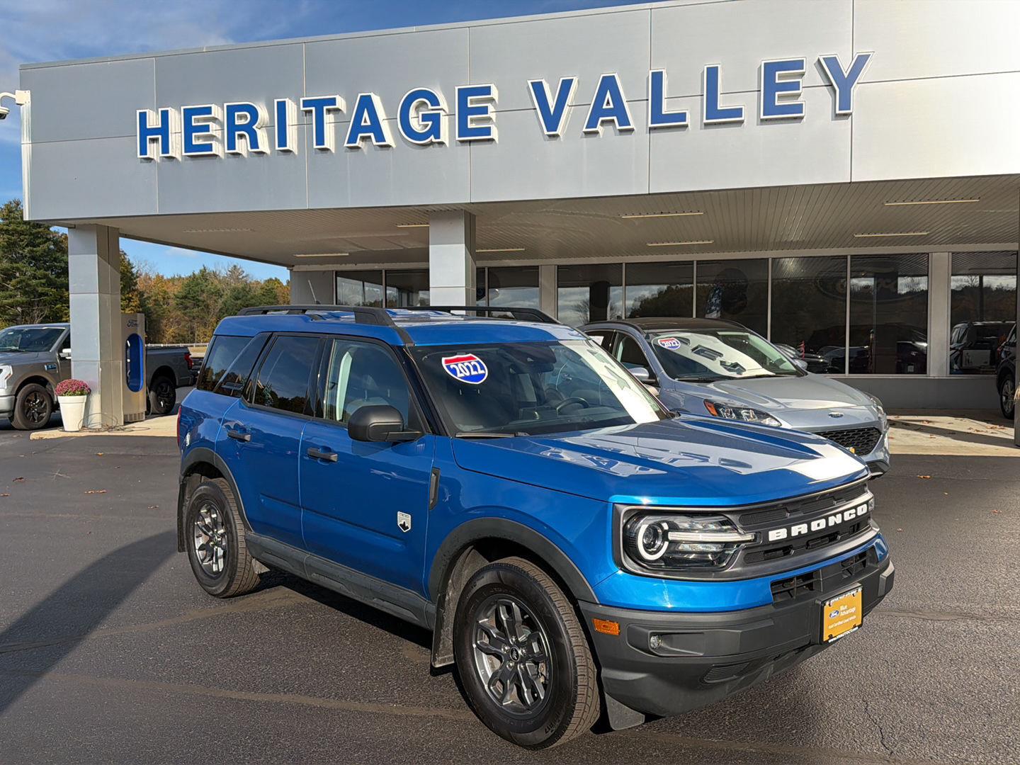 Velocity Blue 2022 Ford Bronco Sport SUV / Crossover All-Wheel Drive 8-Speed Automatic