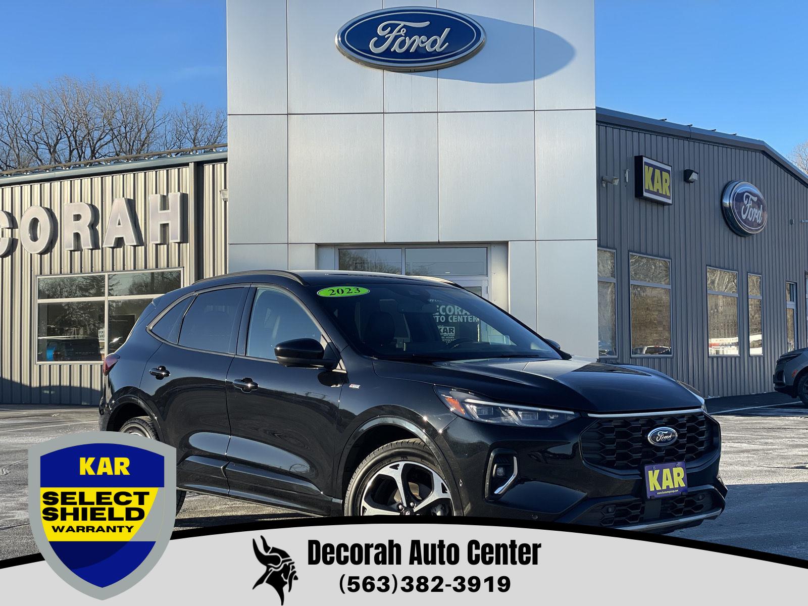 Agate Black Metallic 2023 Ford Escape SUV / Crossover All-Wheel Drive Continuously Variable Transmission