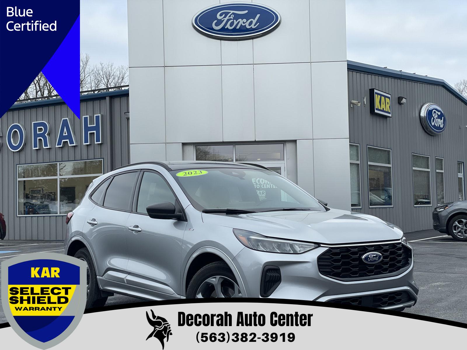 Iconic Silver Metallic 2023 Ford Escape SUV / Crossover All-Wheel Drive 8-Speed Automatic