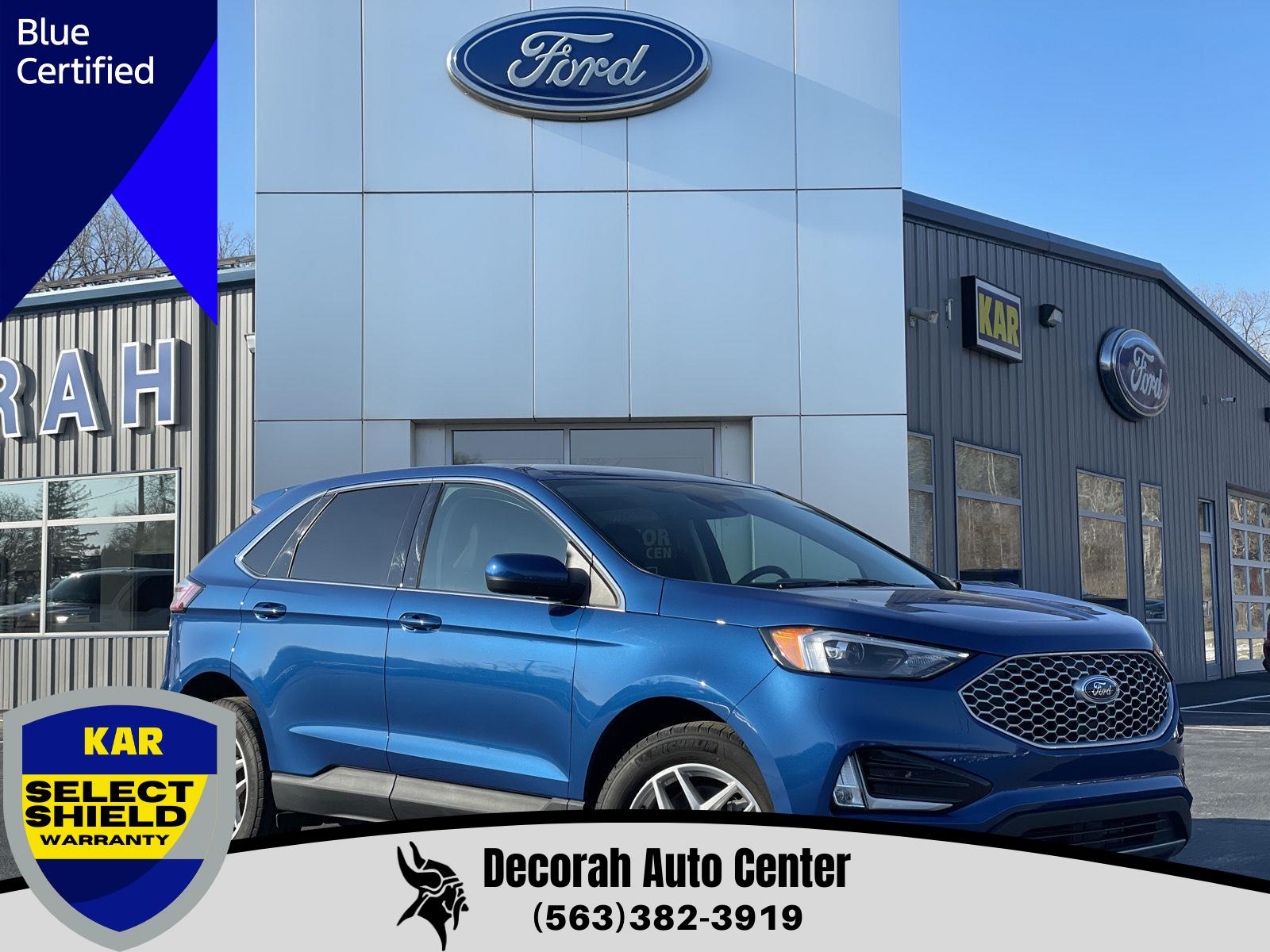 Atlas Blue Metallic 2024 Ford Edge SUV / Crossover All-Wheel Drive 8-Speed Automatic