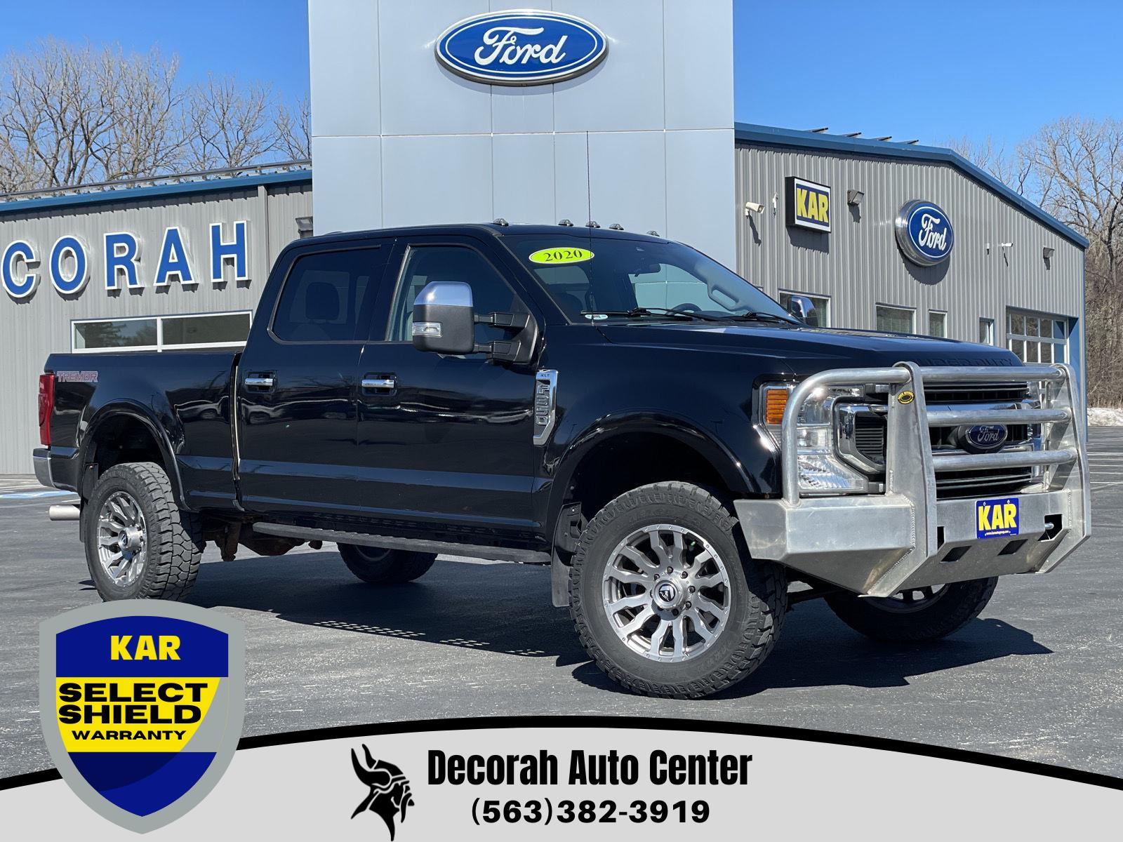 Agate Black Metallic 2020 Ford F-350 Super Duty XLT Crew Cab 4WD Pickup Truck Four-Wheel Drive Automatic