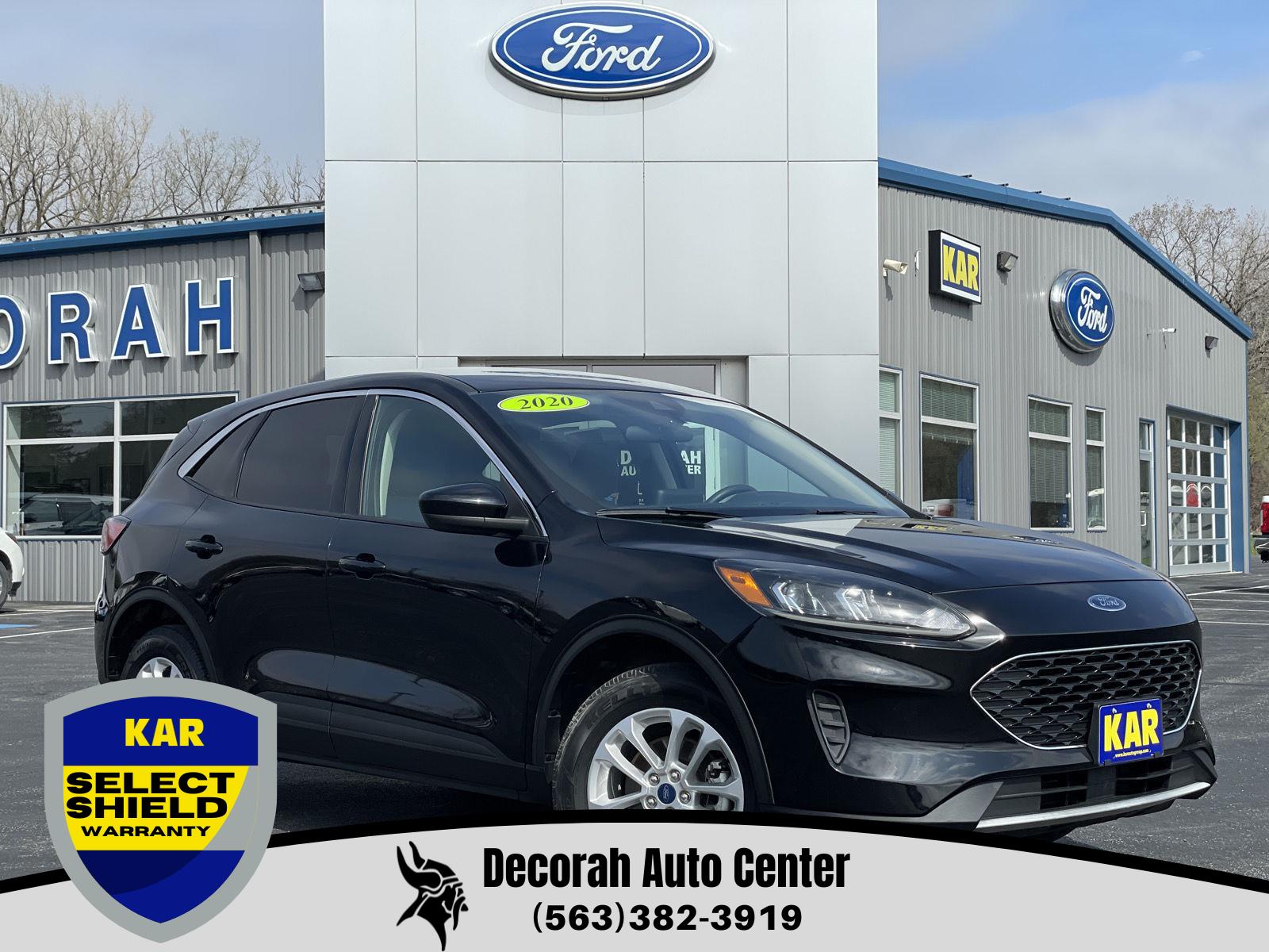Agate Black Metallic 2020 Ford Escape SUV / Crossover All-Wheel Drive Automatic