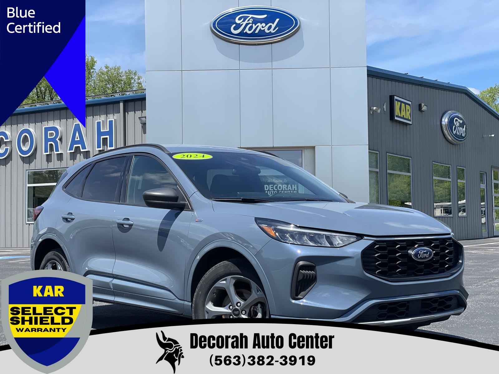 Vapor Blue Metallic 2024 Ford Escape SUV / Crossover All-Wheel Drive 8-Speed Automatic