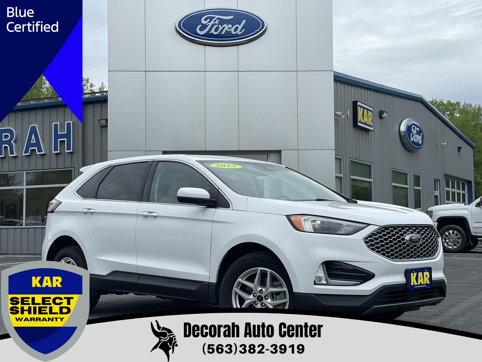 Oxford White 2023 Ford Edge SUV / Crossover All-Wheel Drive 8-Speed Automatic