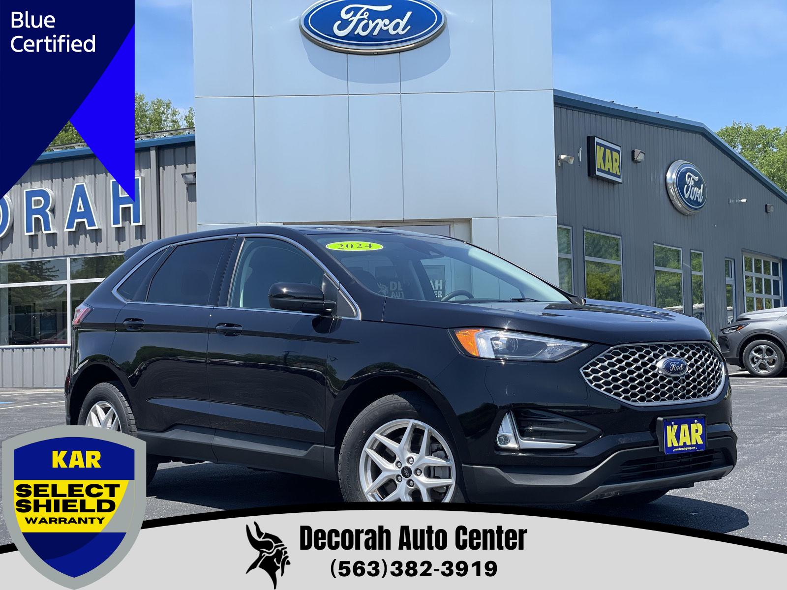 Agate Black Metallic 2024 Ford Edge SUV / Crossover All-Wheel Drive 8-Speed Automatic