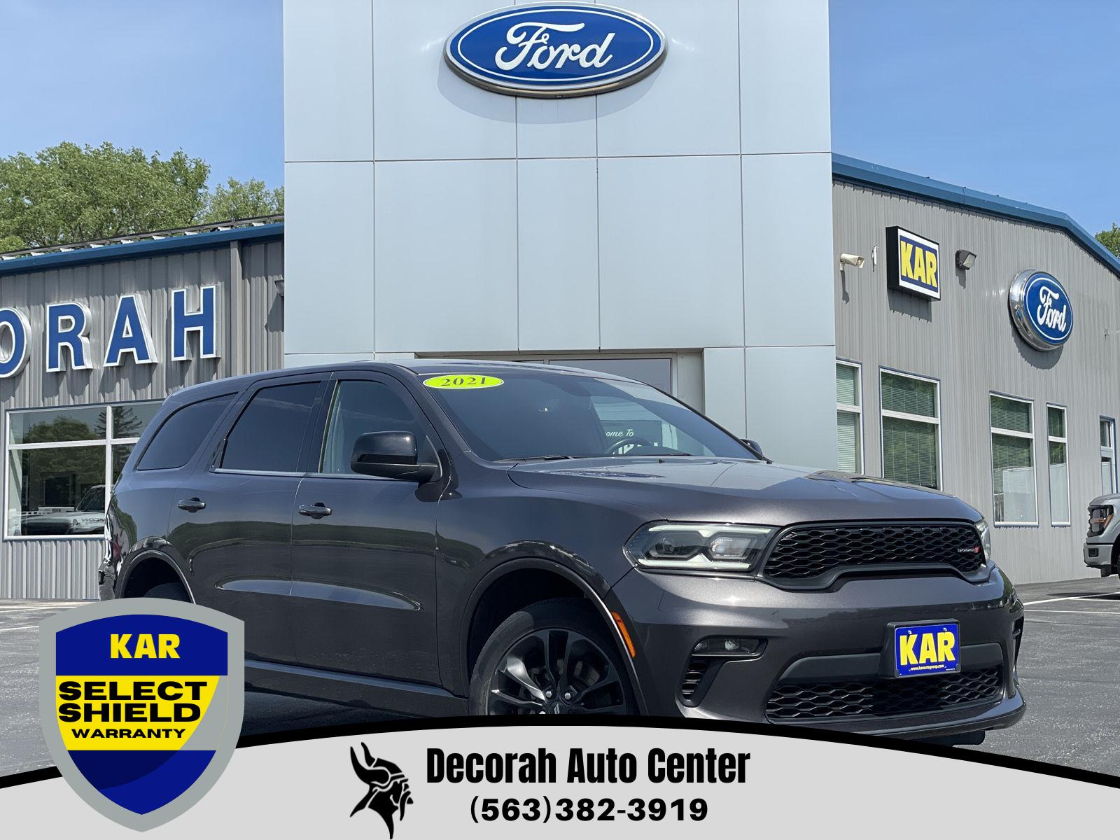 Granite Clearcoat 2021 Dodge Durango GT AWD SUV / Crossover All-Wheel Drive 8-Speed Automatic
