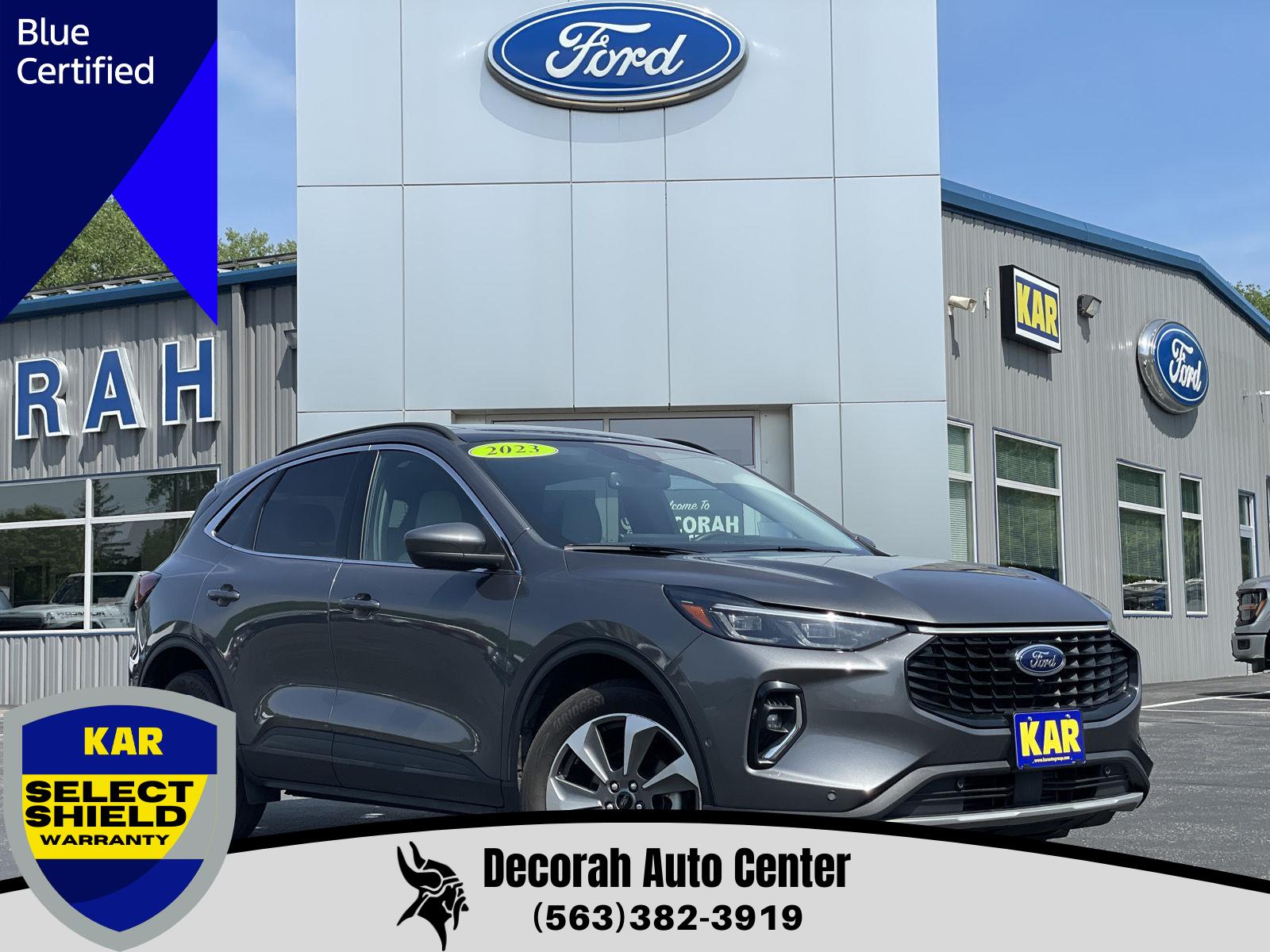 Carbonized Gray Metallic 2023 Ford Escape SUV / Crossover All-Wheel Drive Continuously Variable Transmission