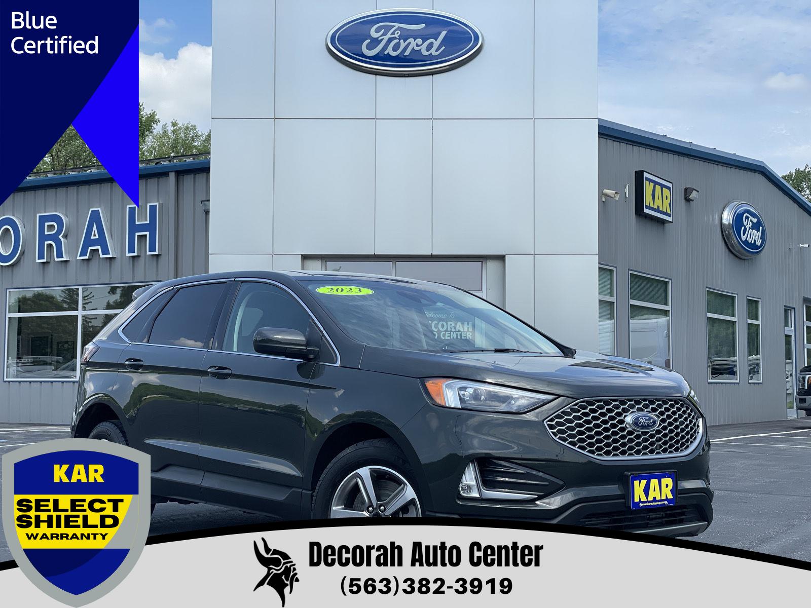 Forged Green Metallic 2023 Ford Edge SUV / Crossover All-Wheel Drive 8-Speed Automatic