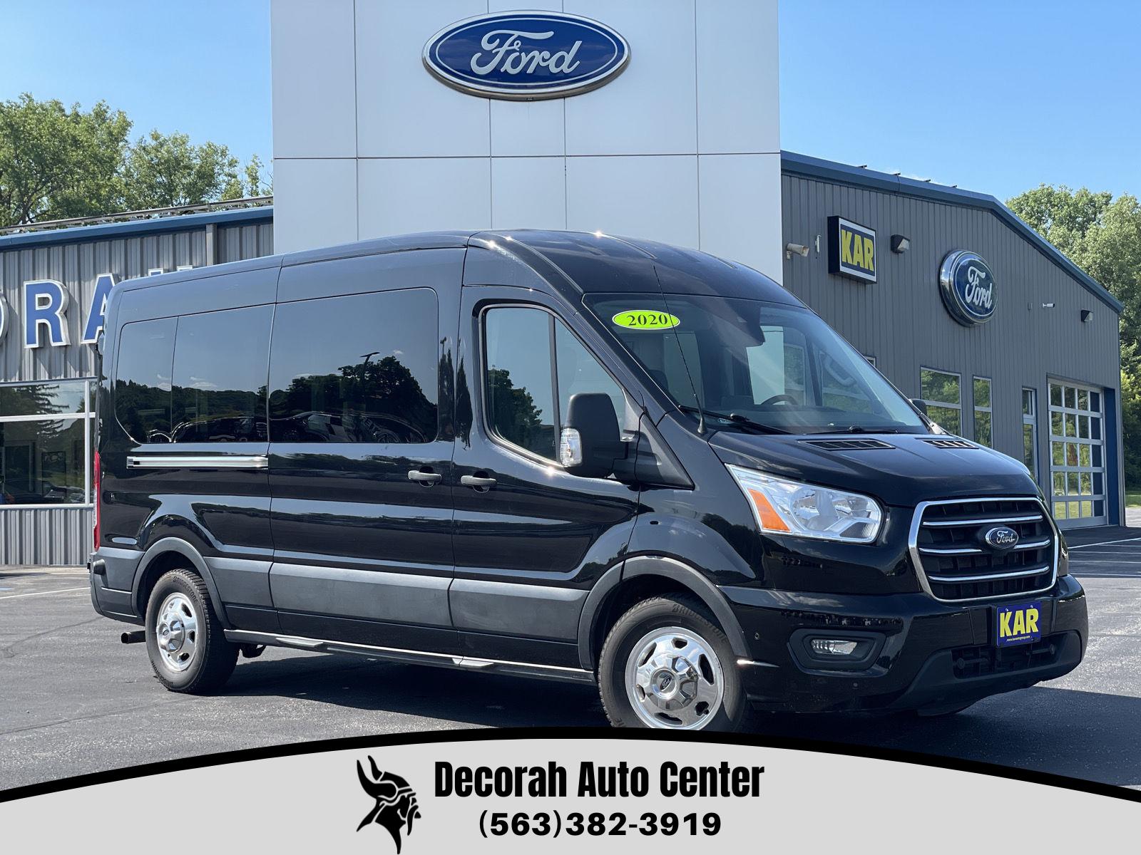 2020 Ford Transit Passenger 350 XLT Medium Roof LWB AWD with Sliding Passenger-Side Door