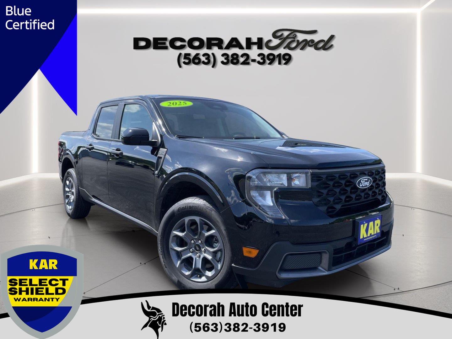 Shadow Black 2025 Ford Maverick Pickup Truck All-Wheel Drive Continuously Variable Transmission
