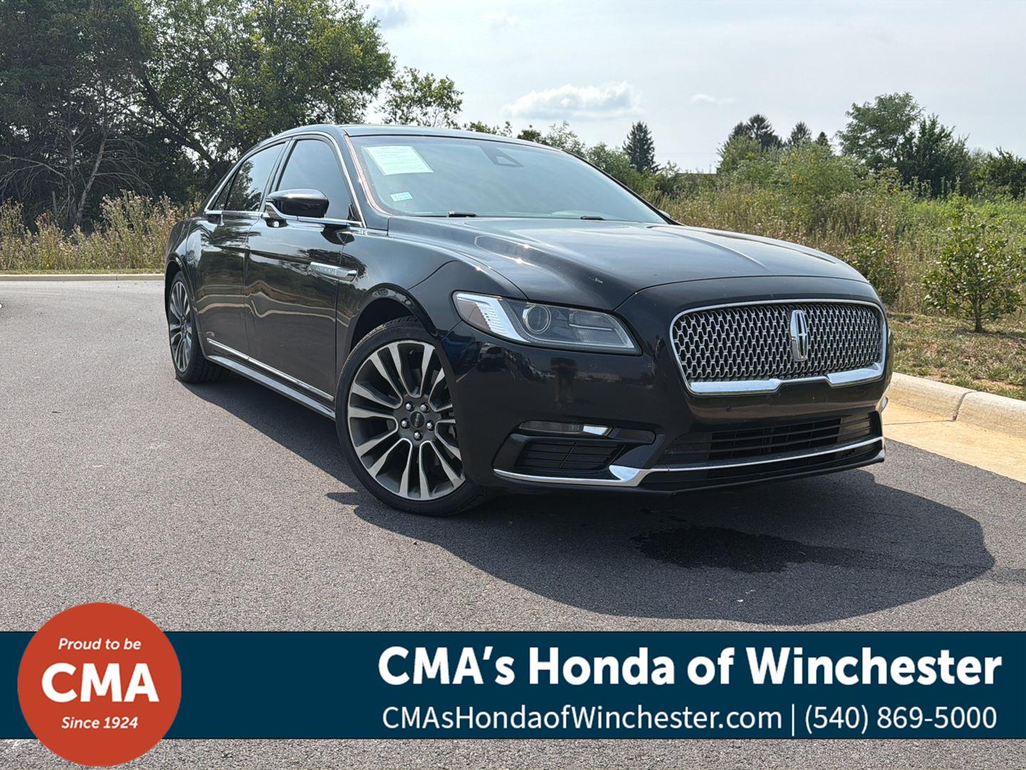  2019 Lincoln Continental Select AWD   