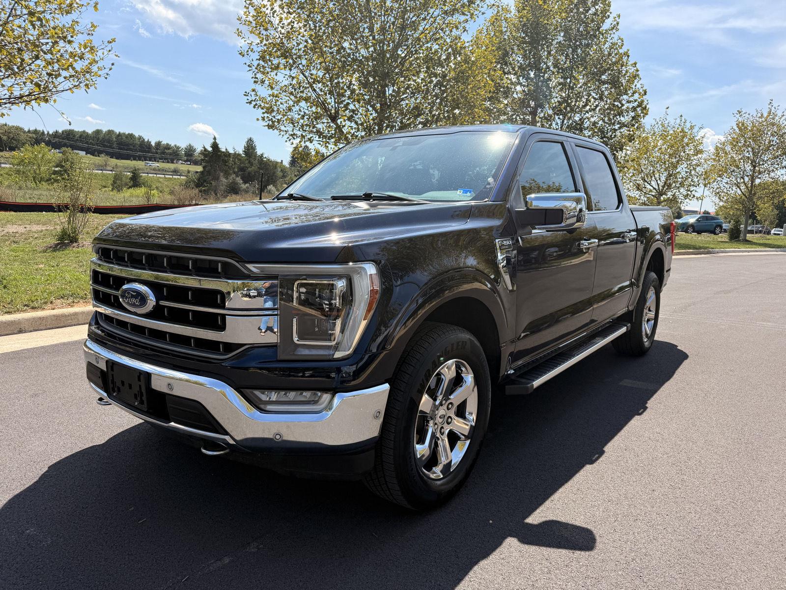 Antimatter Blue 2022 Ford F-150 Pickup Truck Four-Wheel Drive Automatic