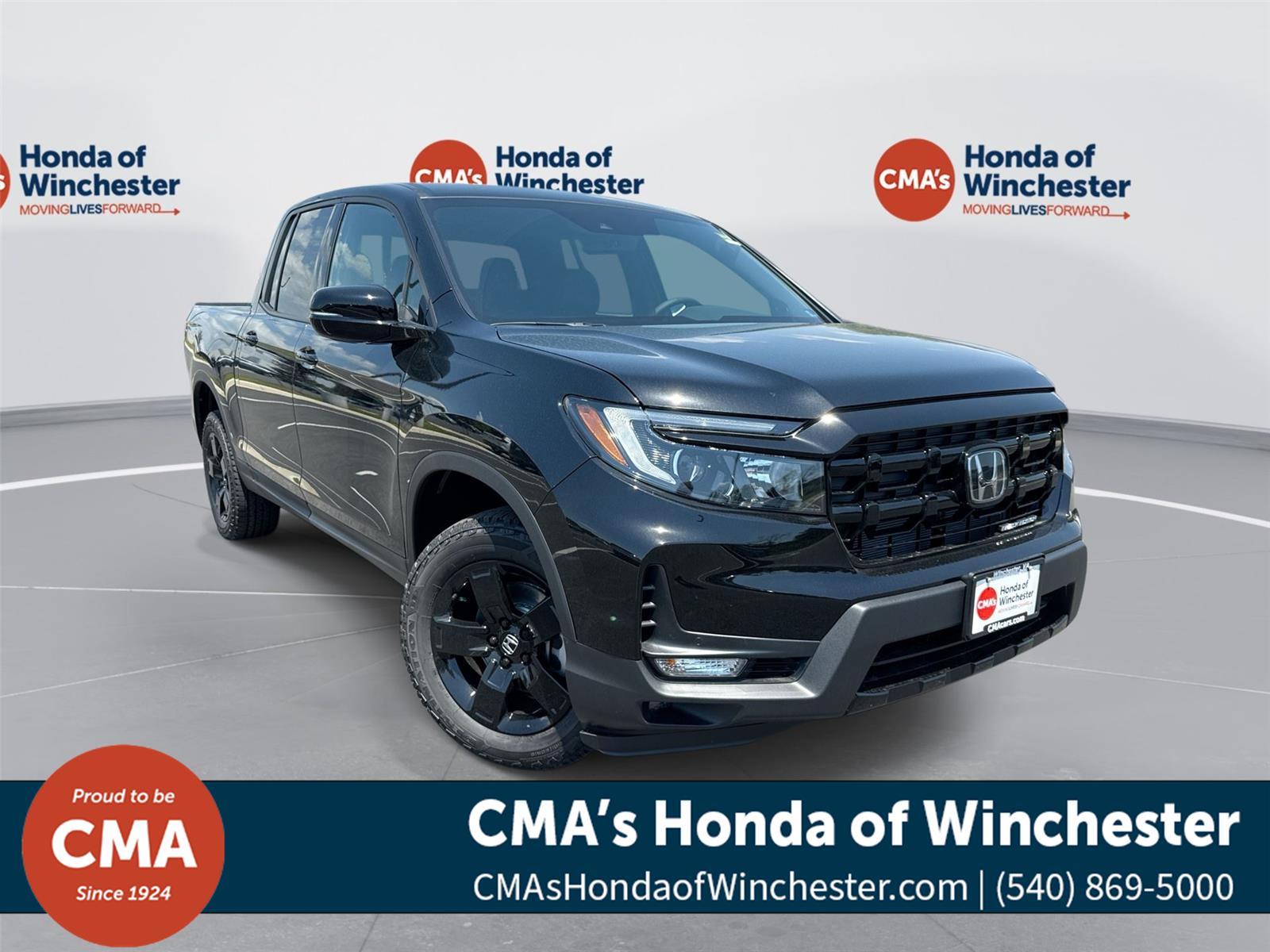 Crystal Black Pearl 2026 Honda Ridgeline Black Edition AWD Pickup Truck All-Wheel Drive 9-Speed Automatic
