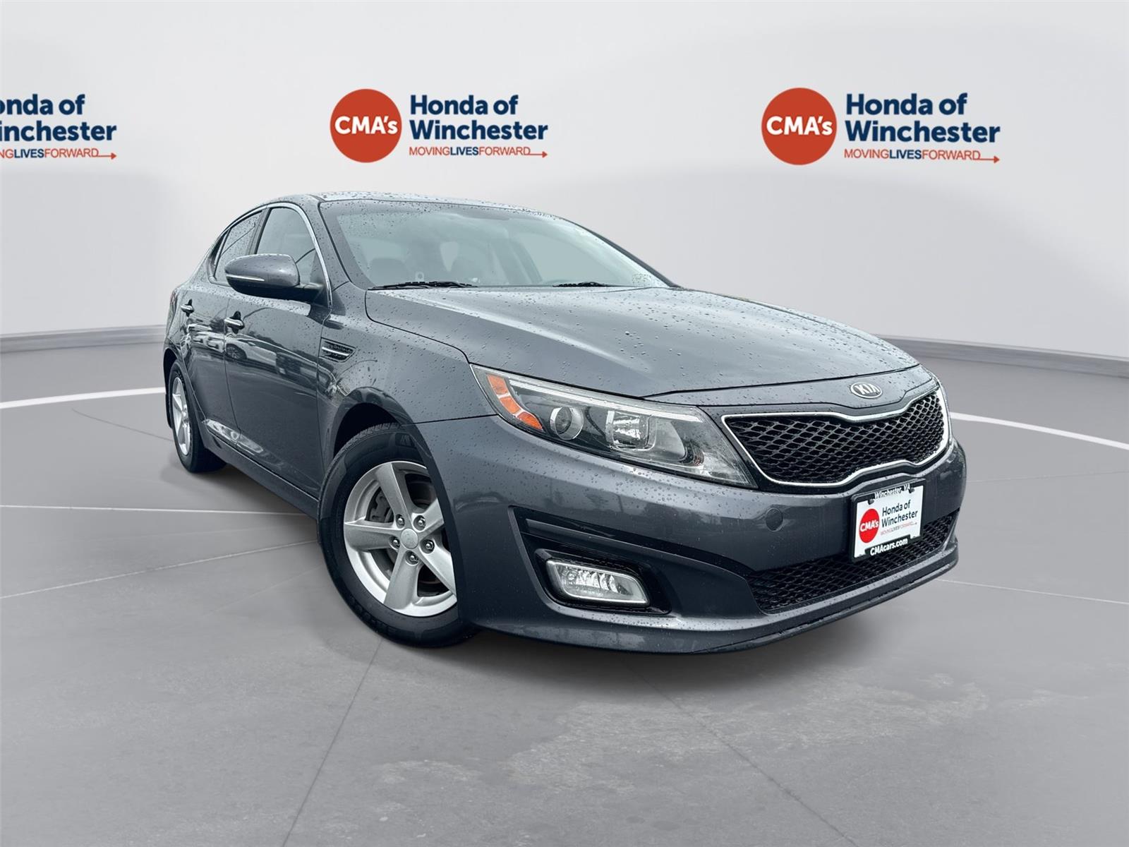 Gray (Platinum Graphite) 2015 Kia Optima LX Sedan Front-Wheel Drive 6-Speed Automatic