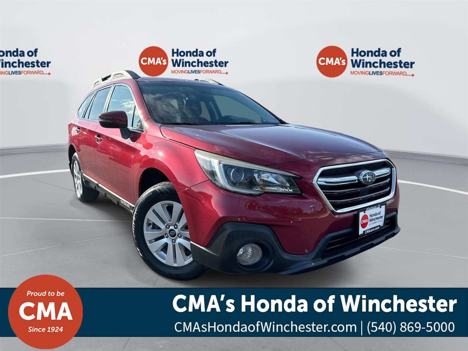Crimson Red Pearl 2019 Subaru Outback 2.5i Premium AWD Wagon All-Wheel Drive Continuously Variable Transmission