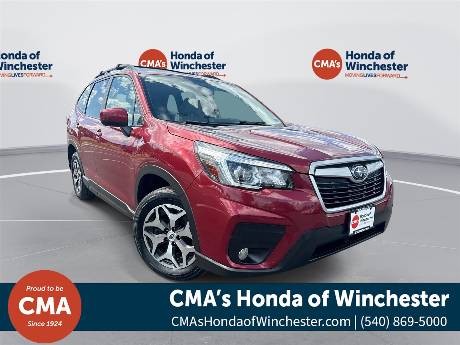 Crimson Red Pearl 2020 Subaru Forester SUV / Crossover All-Wheel Drive Continuously Variable Transmission