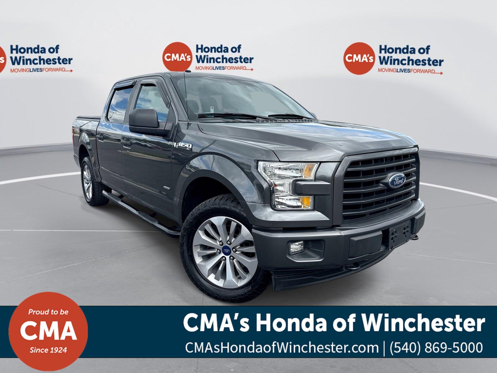 Gray (Magnetic) 2017 Ford F-150 Pickup Truck Four-Wheel Drive 6-Speed Automatic