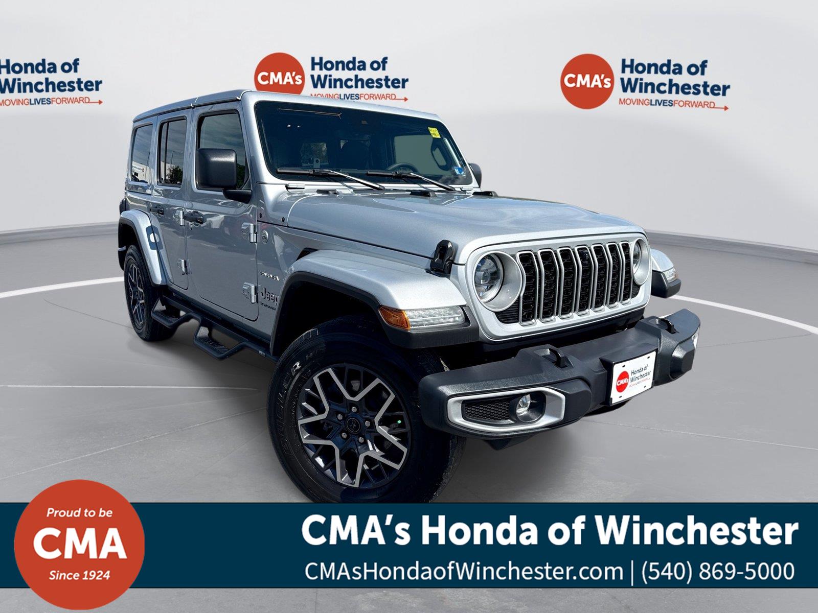 Silver Zynith Clearcoat 2024 Jeep Wrangler SUV / Crossover Four-Wheel Drive 8-Speed Automatic