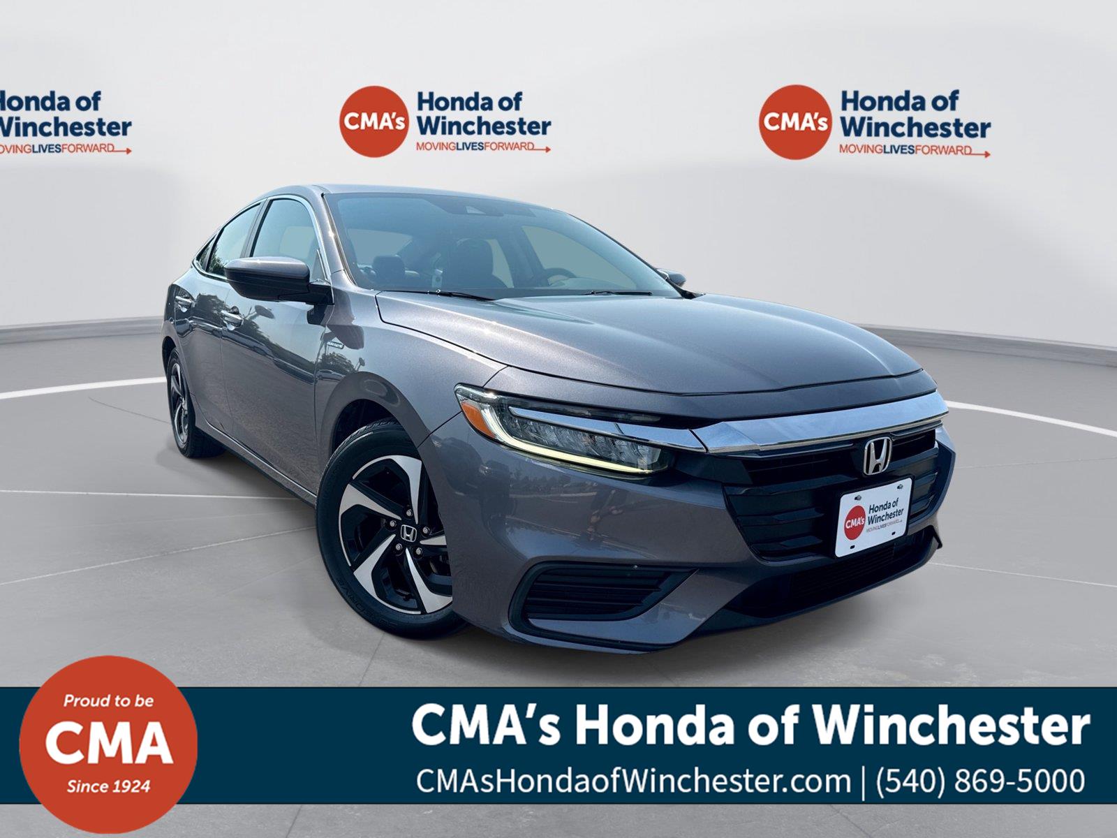 Gray (Modern Steel Metallic) 2022 Honda Insight Sedan Front-Wheel Drive Continuously Variable Transmission