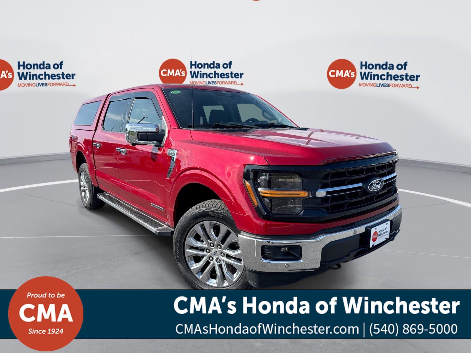Rapid Red Metallic Tinted Clearcoat 2024 Ford F-150 Pickup Truck Four-Wheel Drive Automatic