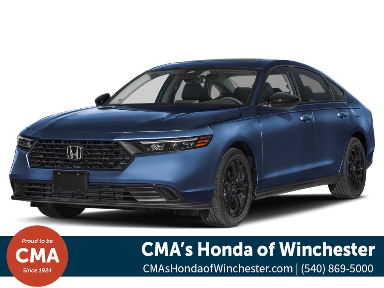 Canyon River Blue Metallic 2025 Honda Accord Sedan Front-Wheel Drive Continuously Variable Transmission