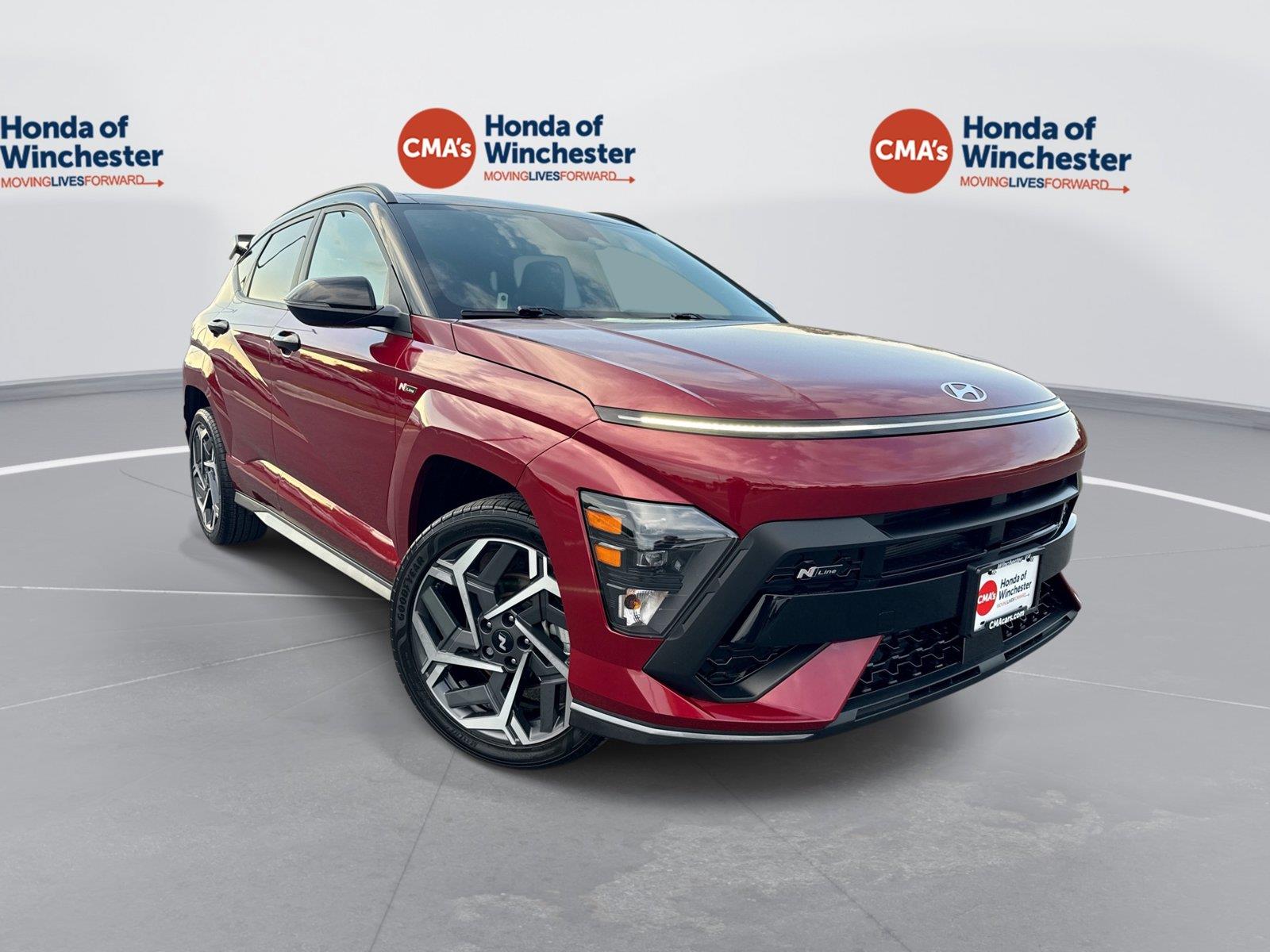 Ultimate Red Metallic w/Black Roof 2024 Hyundai Kona SUV / Crossover All-Wheel Drive Automatic