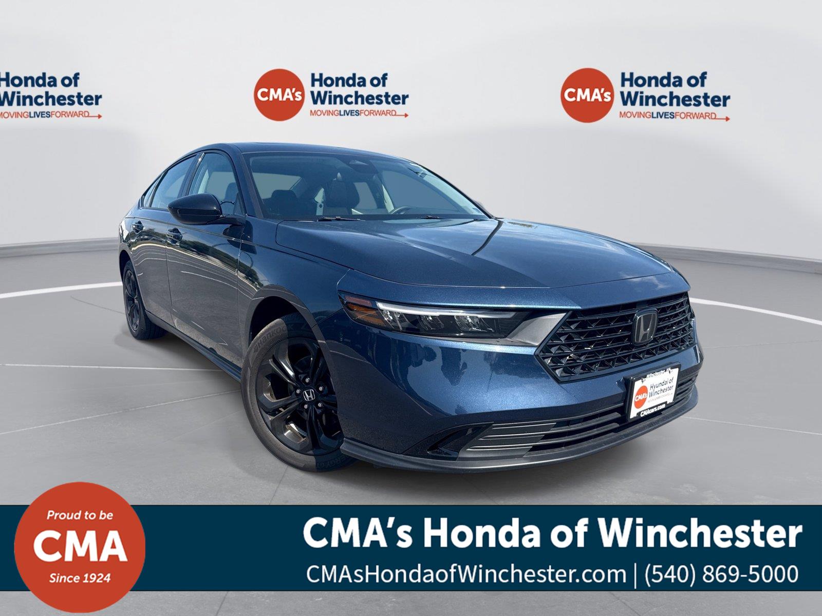 Canyon River Blue Metallic 2025 Honda Accord Sedan Front-Wheel Drive Continuously Variable Transmission