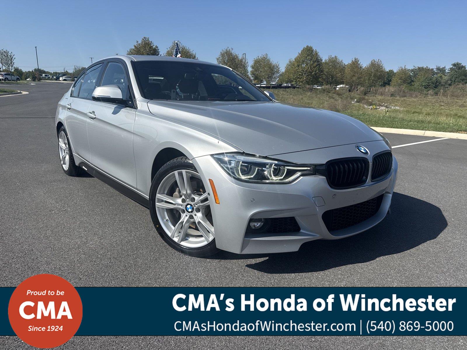 Glacier Silver Metallic 2016 BMW 3 Series Sedan All-Wheel Drive Automatic
