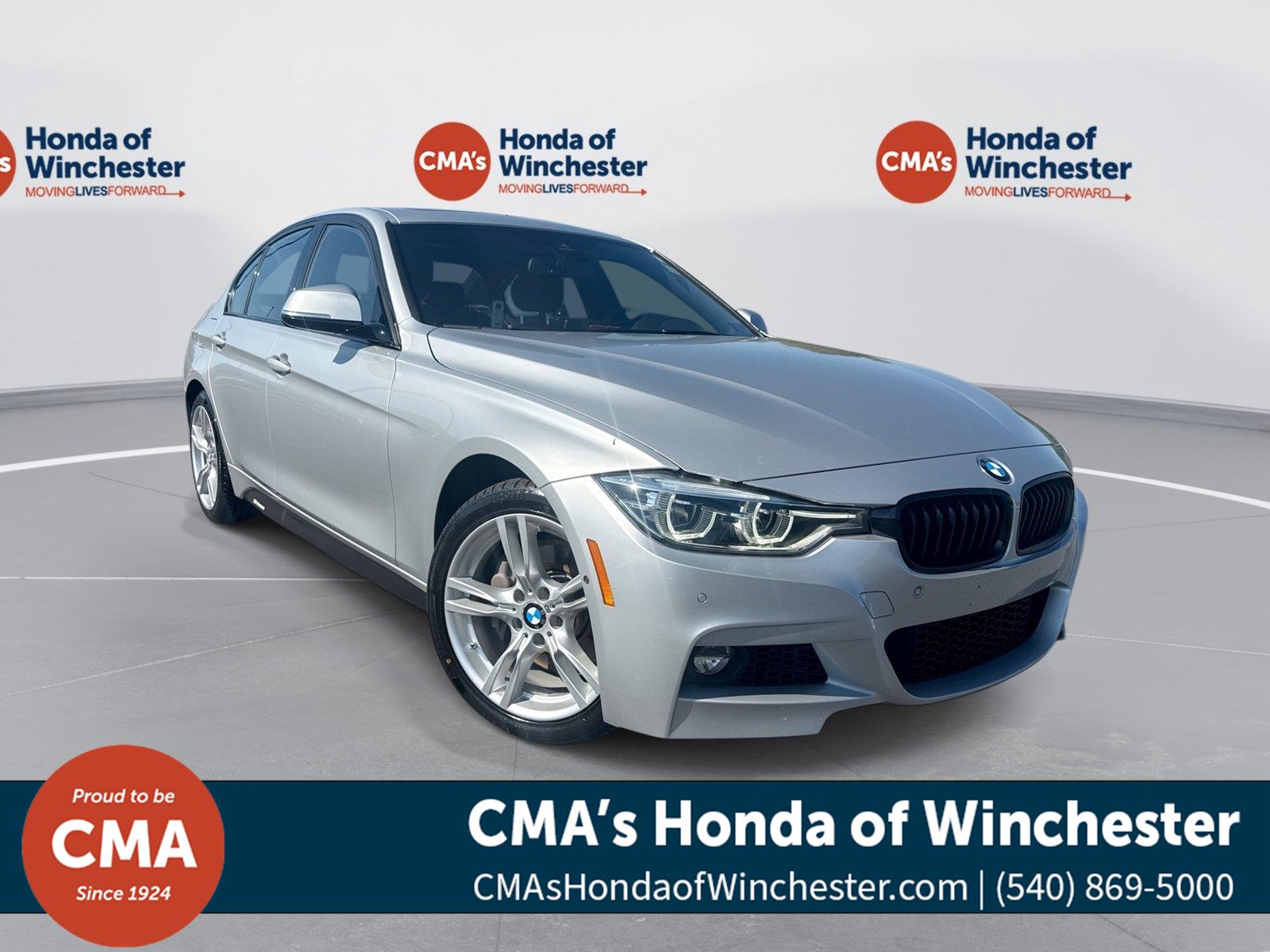 Glacier Silver Metallic 2016 BMW 3 Series Sedan All-Wheel Drive Automatic