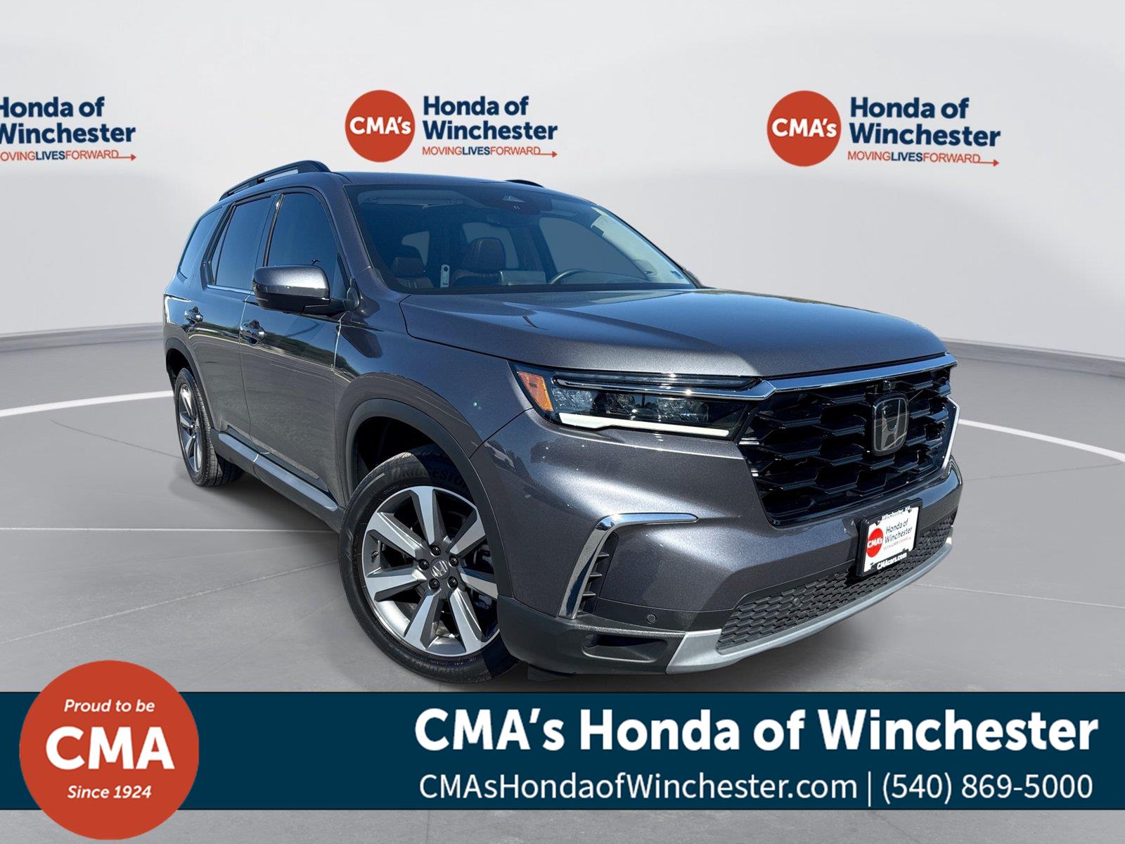 Gray (Modern Steel Metallic) 2025 Honda Pilot SUV / Crossover All-Wheel Drive Automatic
