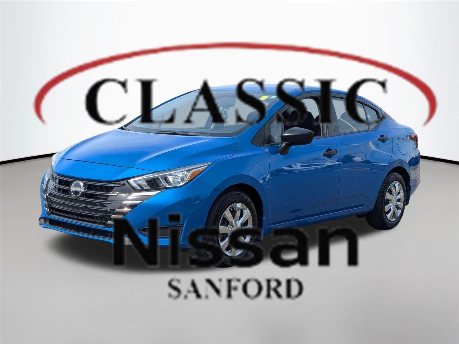 Electric Blue Metallic 2024 Nissan Versa S FWD Sedan Front-Wheel Drive Continuously Variable Transmission