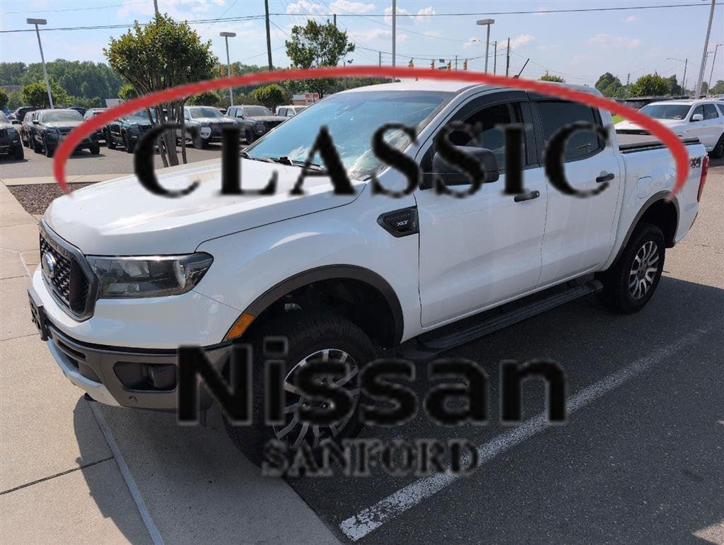 Oxford White 2019 Ford Ranger XLT SuperCrew 4WD Pickup Truck Four-Wheel Drive Automatic