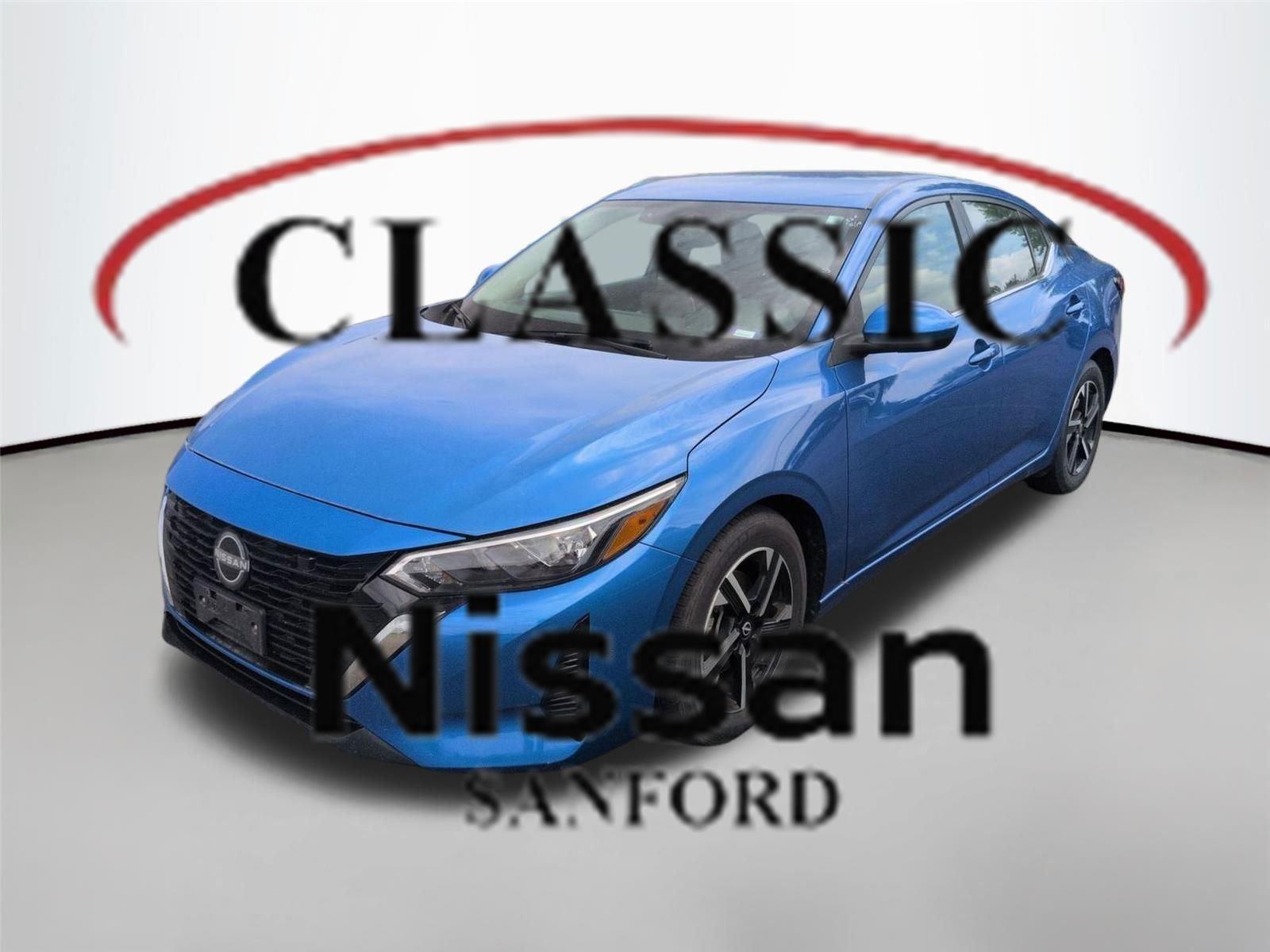 Electric Blue Metallic 2024 Nissan Sentra SV FWD Sedan Front-Wheel Drive Continuously Variable Transmission