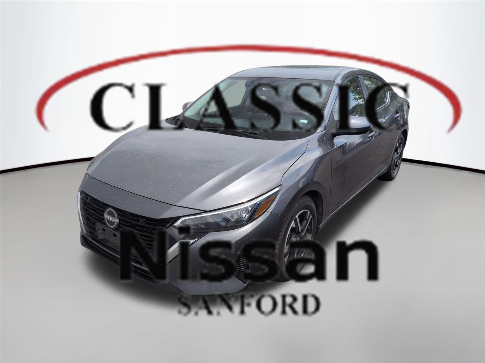 Gray (Gun Metallic) 2024 Nissan Sentra SV FWD Sedan Front-Wheel Drive Continuously Variable Transmission