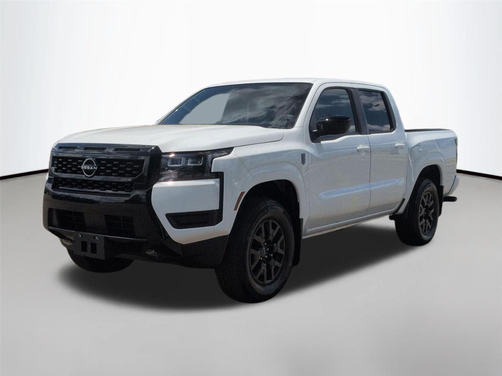 Glacier White 2026 Nissan Frontier Pickup Truck Four-Wheel Drive Automatic