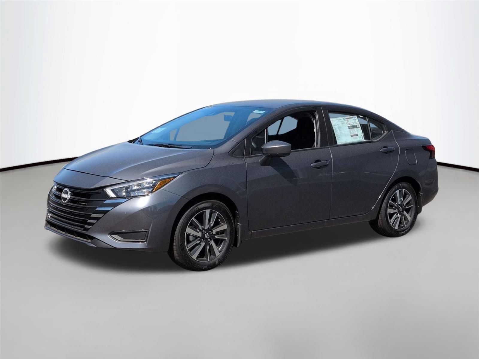 Gray (Gun Metallic) 2025 Nissan Versa Sedan Front-Wheel Drive Continuously Variable Transmission