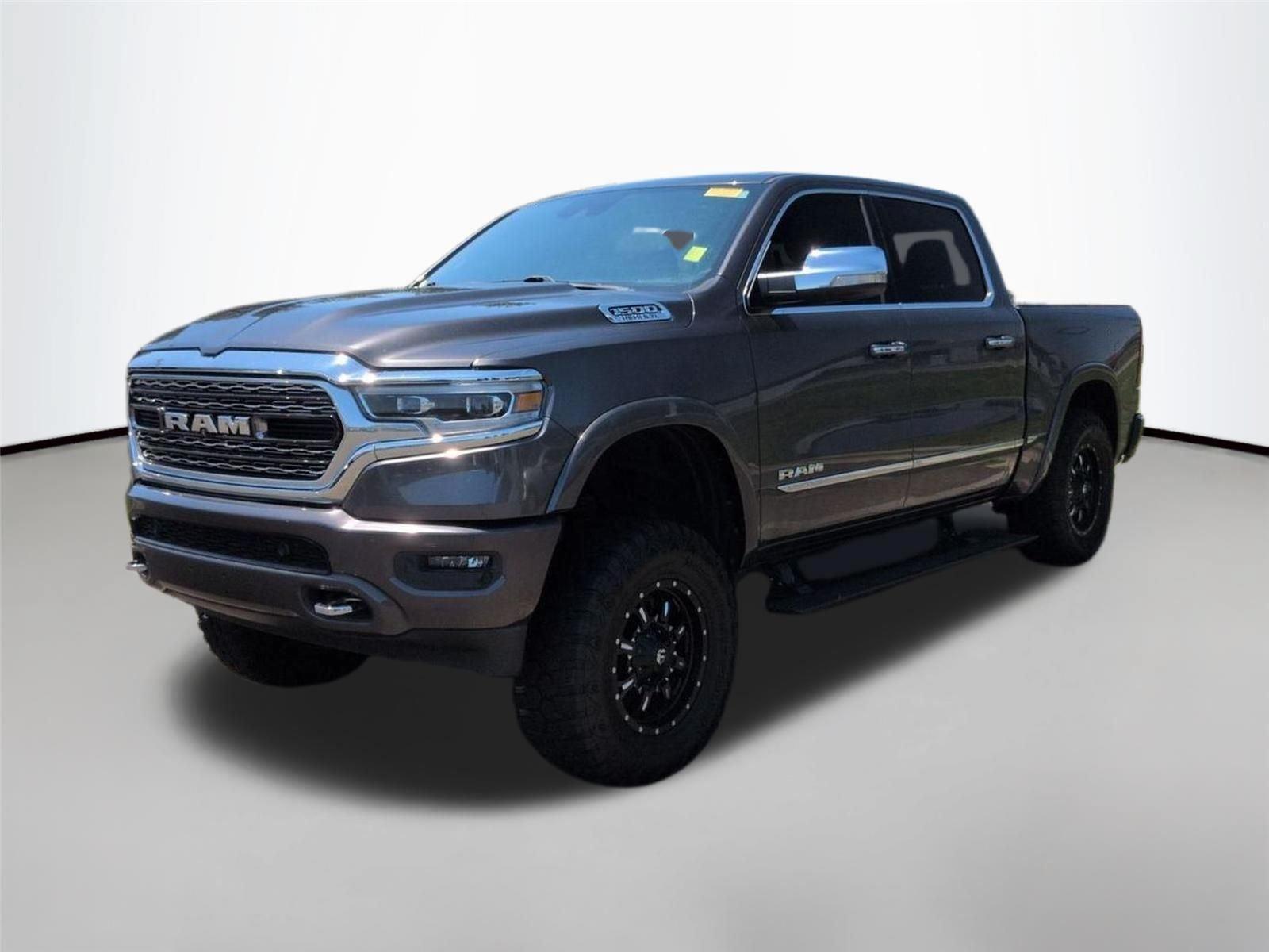 Gray (Granite Crystal Metallic Clearcoat) 2020 RAM 1500 Pickup Truck Four-Wheel Drive 8-Speed Automatic
