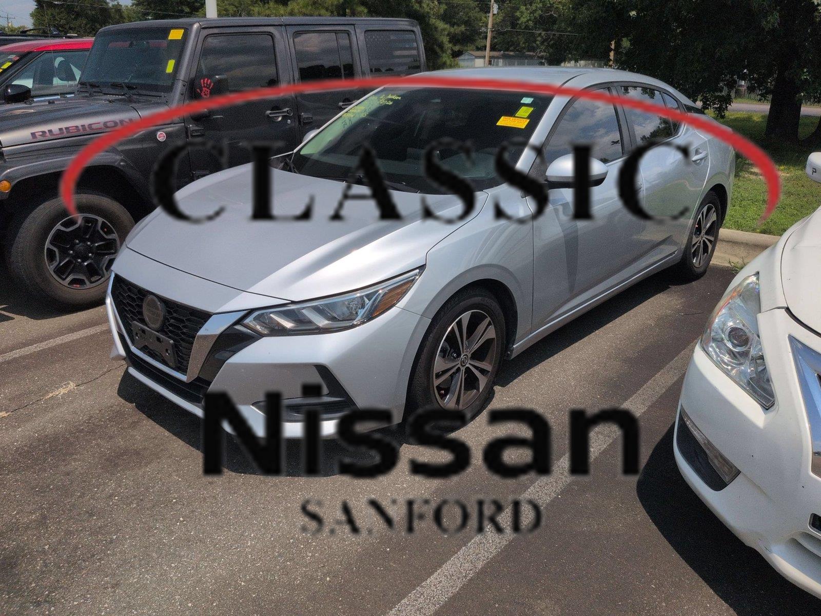 Brilliant Silver Metallic 2021 Nissan Sentra Sedan Front-Wheel Drive Continuously Variable Transmission